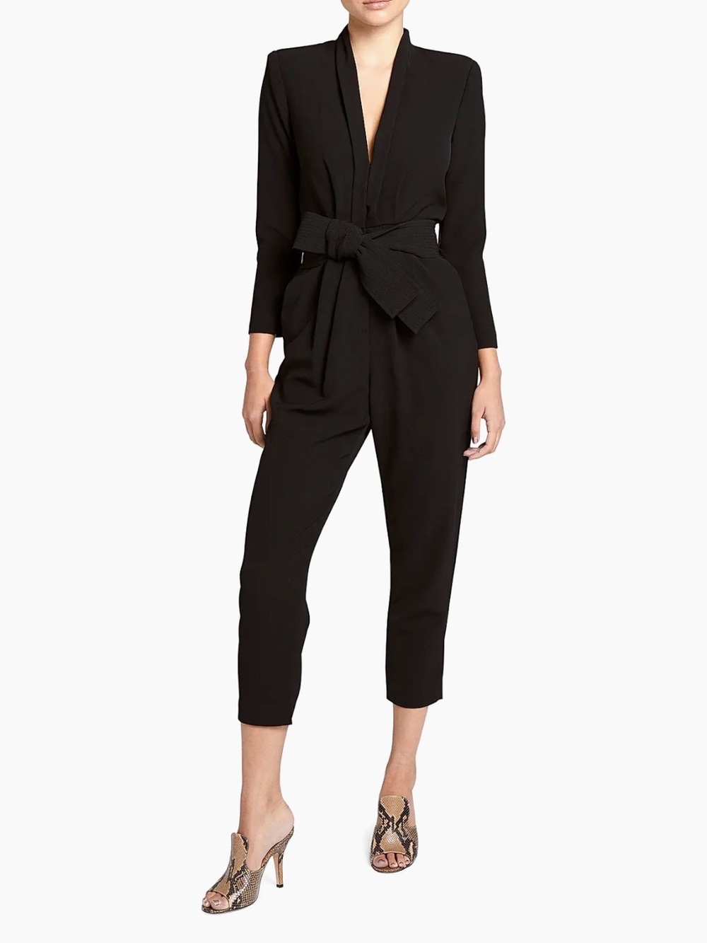 New A.L.C. Kieran Capri Jumpsuit in Black Size 4